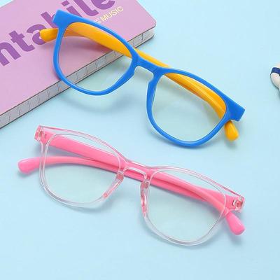 2024 Kids Anti-Blue Light Silicone Computer Glasses: Cartoon Design & Quantity Discounts