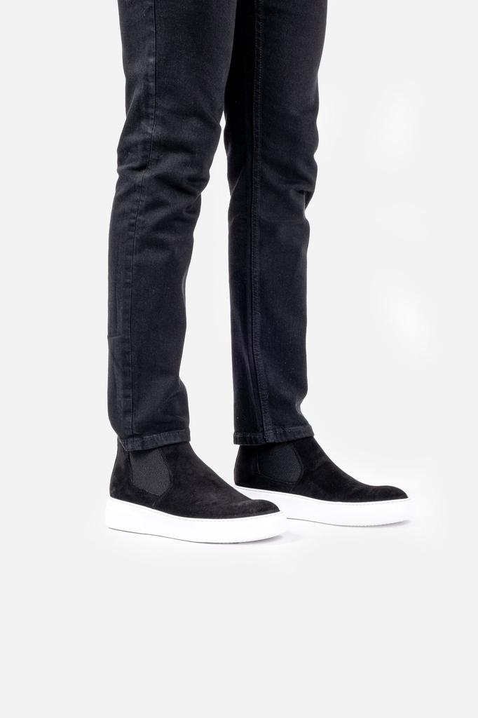 Men's Fashion Suede Flat Heeled Boots Bootie Suede Tan Ultra Comfortable And Lightweight Chelsea Boots Shoes