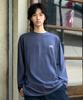 MINIMALPROJECT Transition Pigment Oversized Long Sleeve T-Shirt Mlt117 [Lightnavy]