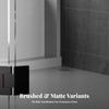 Frameless Glass Shower Door Hinge Rust-Resistant with Clamp