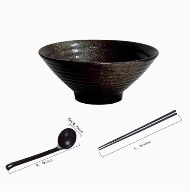 Japanese Ceramic Ramen Bowl – Creative Soup Bowl for Home or Restaurant Use