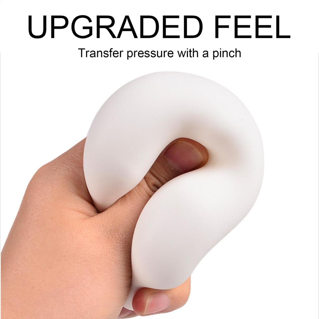 Squeeze Toy For Kids Flexible Sensory Ball Soft Slow Rising Fidget Toy Playful On Edge Interactive Elastic Toys For Stocking