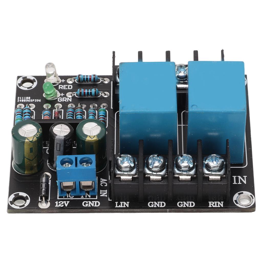 Speaker Protection Circuit Board 2 Channel Boot Delay High Power DC 12?24V UPC1237 Chip