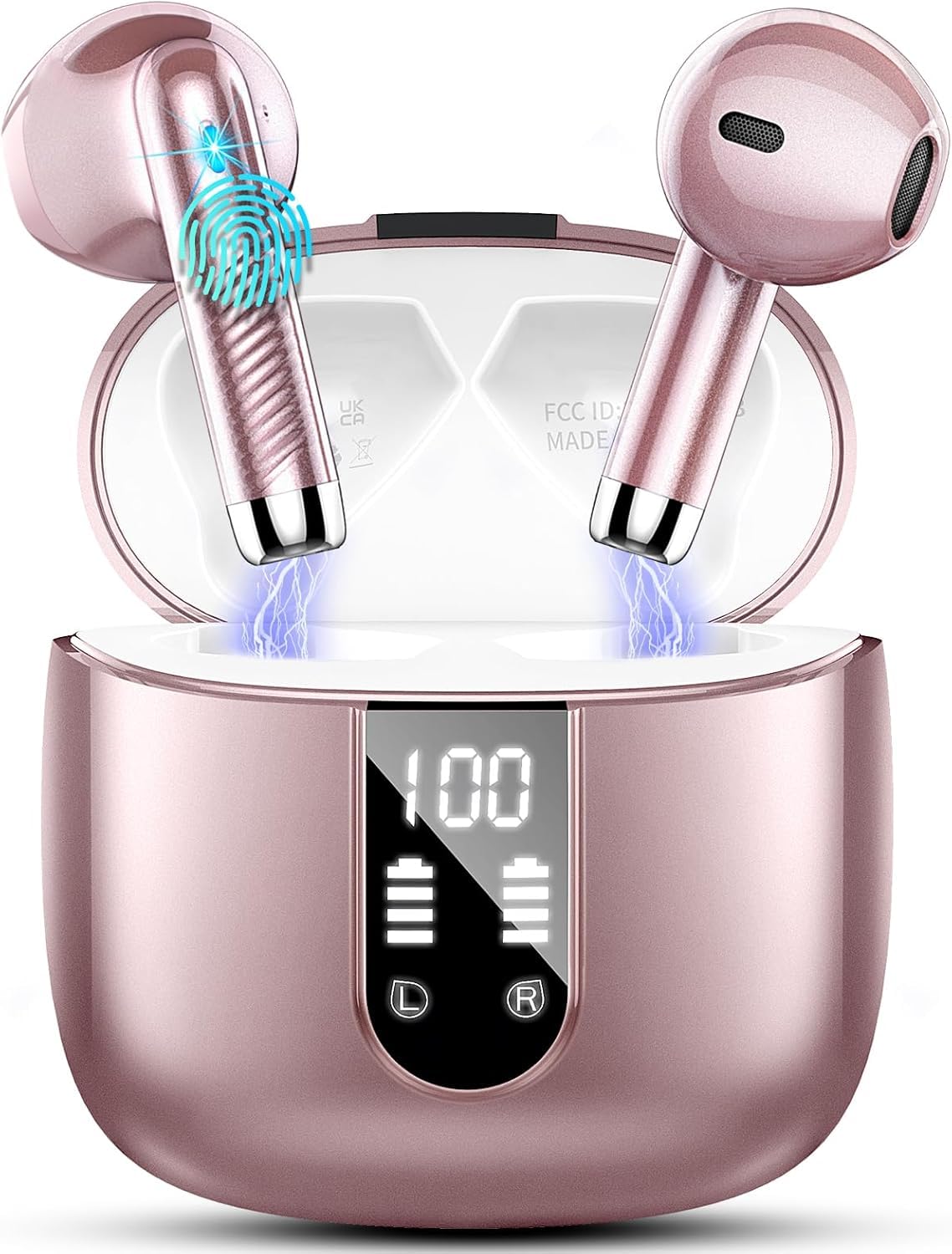 

Беспроводные наушники Bluetooth Новейший Bluetooth Bluetooth ENC Шумоподавление при звонках Качество звука Hi-Fi Bluetooth-наушники Долгое время работы Bluetooth