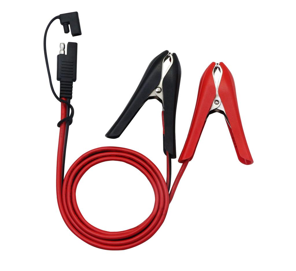 CERRXIAN Alligator Clip To SAE Connector Extension Cable, Alligator Clip Quick Disconnect Cable, Solar