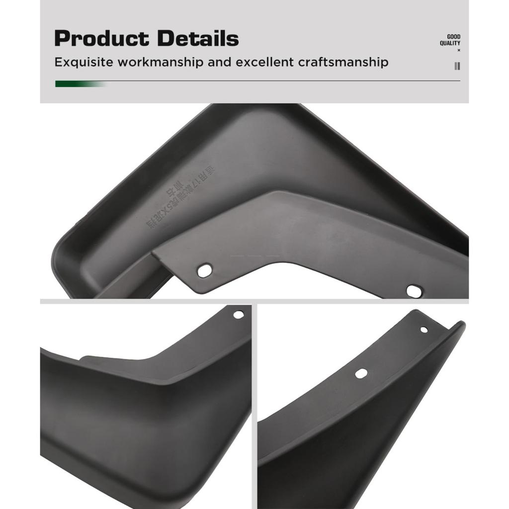 4PCS Car Mud Flaps Splash Guards Mudguards Car Mud Flaps Compatible with Chery Tiggo 4 Pro 2020 2021 2022 2023