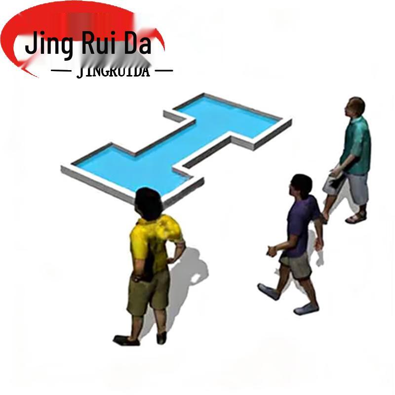 JINGRUIDA 600-метровый туннель для подводных тренировок и полоса препятствий