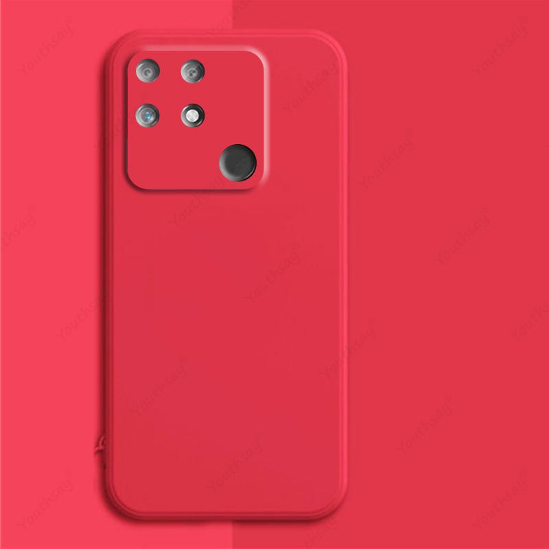Für Realme Narzo 50A Hülle Flüssiges Silikon Original Quadratische Gummihülle Für Realme Narzo 50A Hülle Für Realme Narzo 50A Narzo 50i