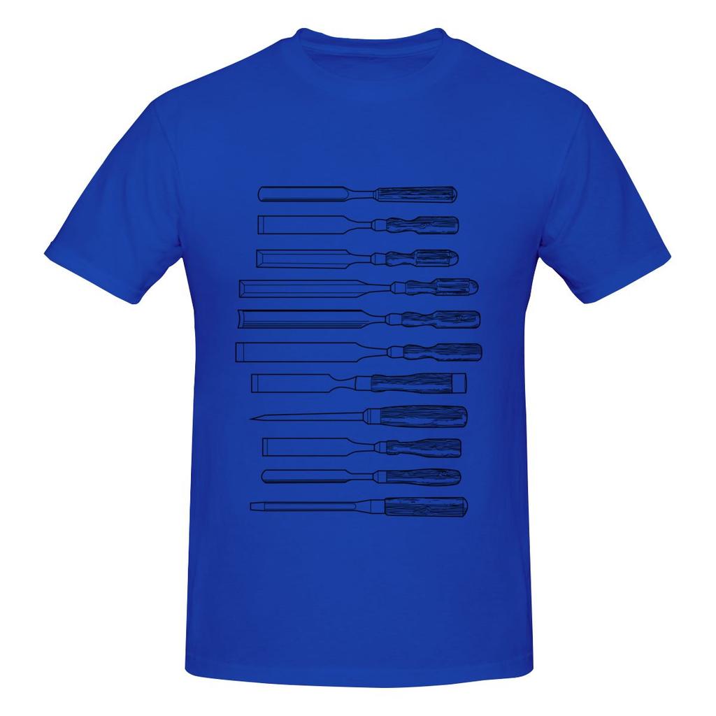 Woodworking Chisels Ultraminimalist Tshirt Sporty Trendy Original Cotton Tee