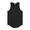 Muscleguys Simple Design Summer Cotton Trend Sports Breathable Fitness Vest Printing Wide-shoulder Tank Top Men's Tight-fitting Outer Wear