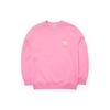 MLB Basic Logo New York Yankees Small Logo Crewneck Sweatshirt Unisex Sweatshirt Pink 3AMTB0221-50PKS