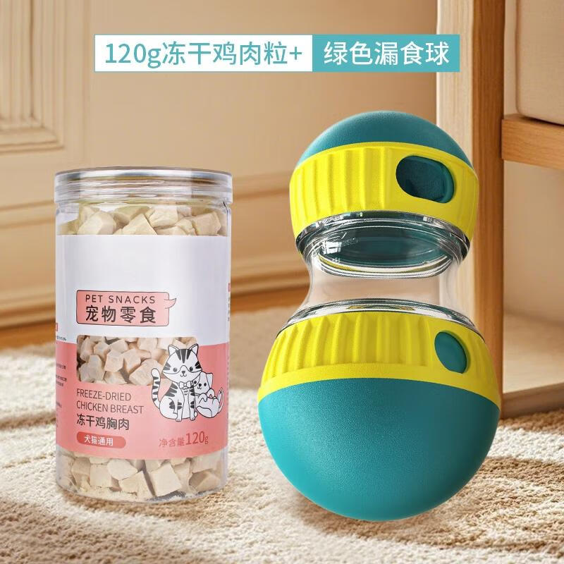 HANDUNYOU Pet Slow Feeder Ball & Treat Set