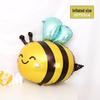 Cartoon Animal Balloons: Rabbit, Bee, Tiger for Kids' First Birthday Party Decoration Scene