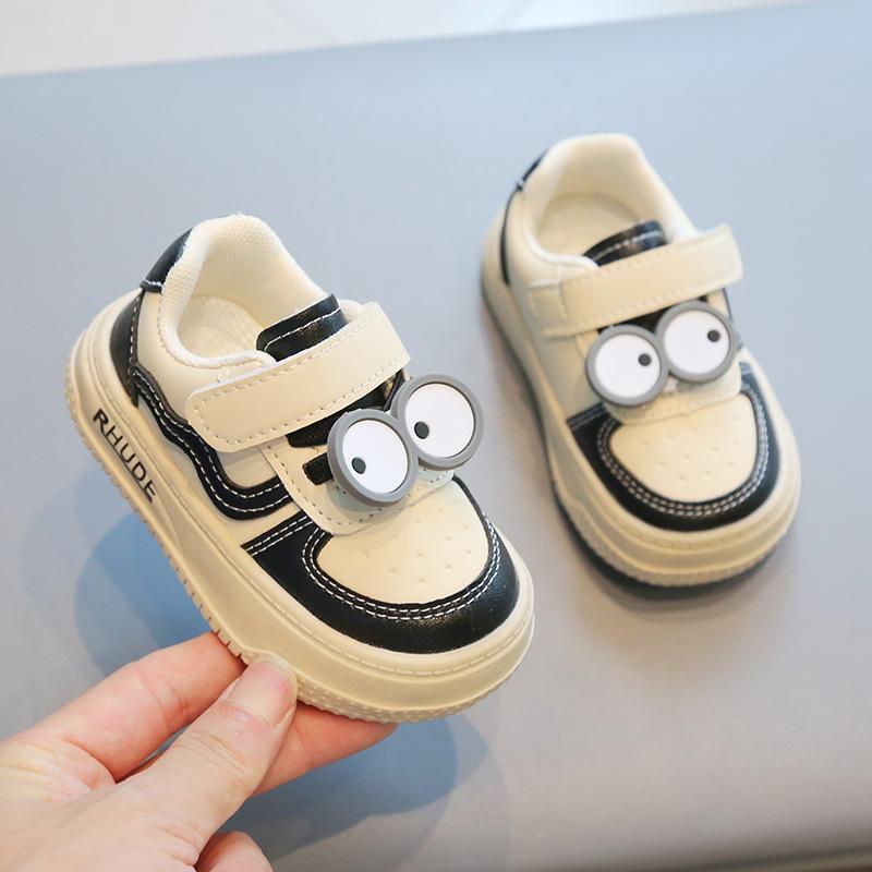 New Autumn Cartoon Baby Girl Shoe Cute Simple Versatile Kids Canvas Shoe Walker Thick Soled Fashion Boy Shoes Trendy Baby Shoes