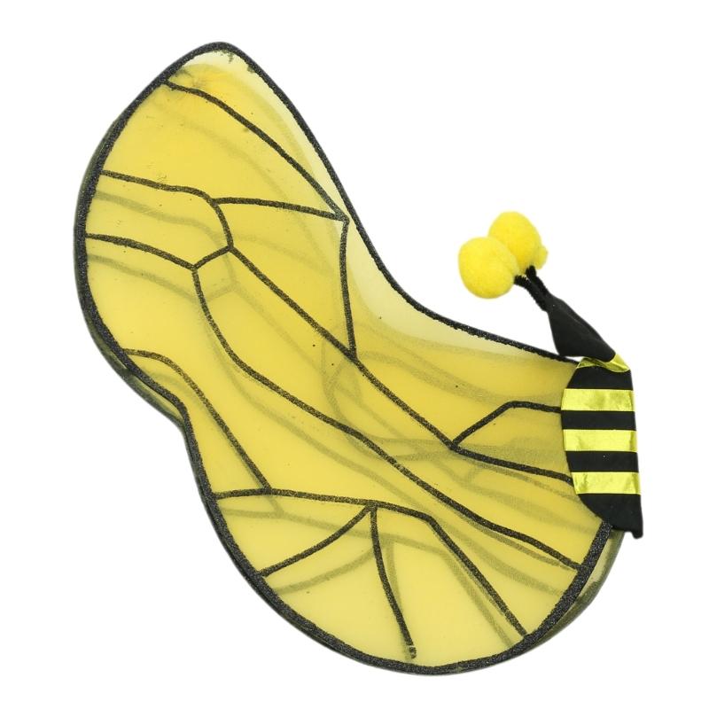3Pieces Animal Bumblebees Costumes Honeybee Costume Set Halloween Cosplay Costumes Fun Pretend Play Accessories