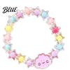 Toddler Safe Bead Bracelet for Kids Macaron Color Beads Elastic