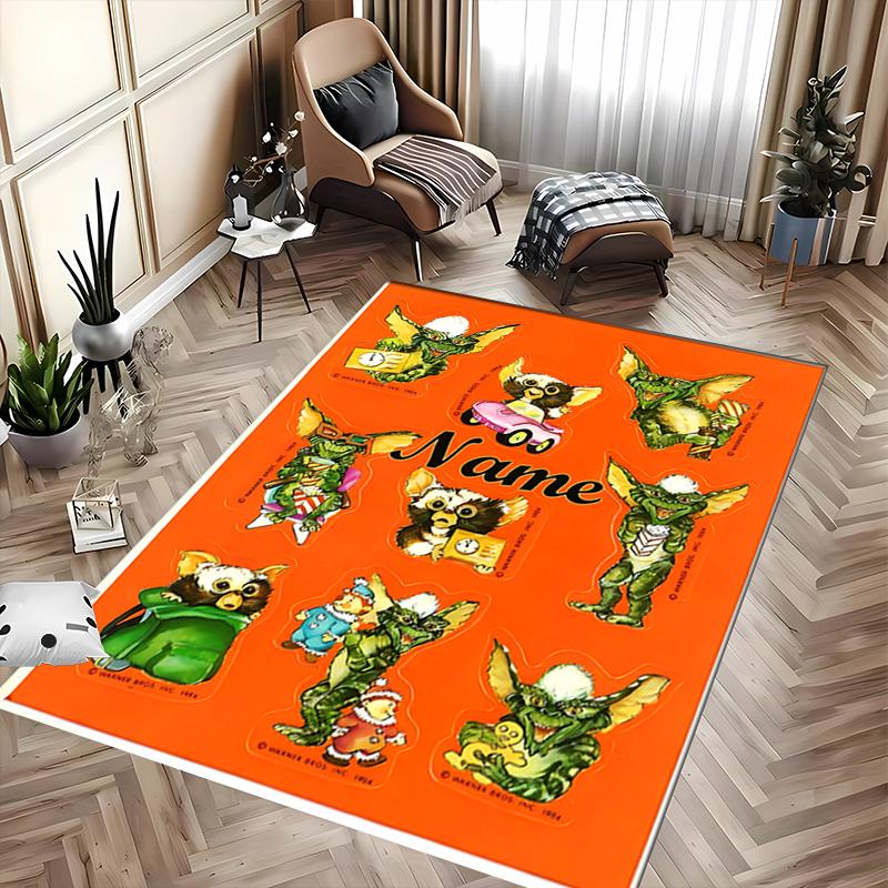 Custom personalization Gremlins Area Rug - Perfect For Kitchen, Bathroom,Laundry Room Decor Large Size Available,Gift All Seasons