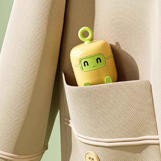 Lint Roller Reusable Washable Sticky Roller Eco-Friendly Pet Hair Remover Robot Design 2-in-1 Portable Lint Brush Quick Drying Travel Cleaner