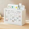 Self-discipline Plan 2027 Desk Calendar Multicolor Desktop Organization Box  School