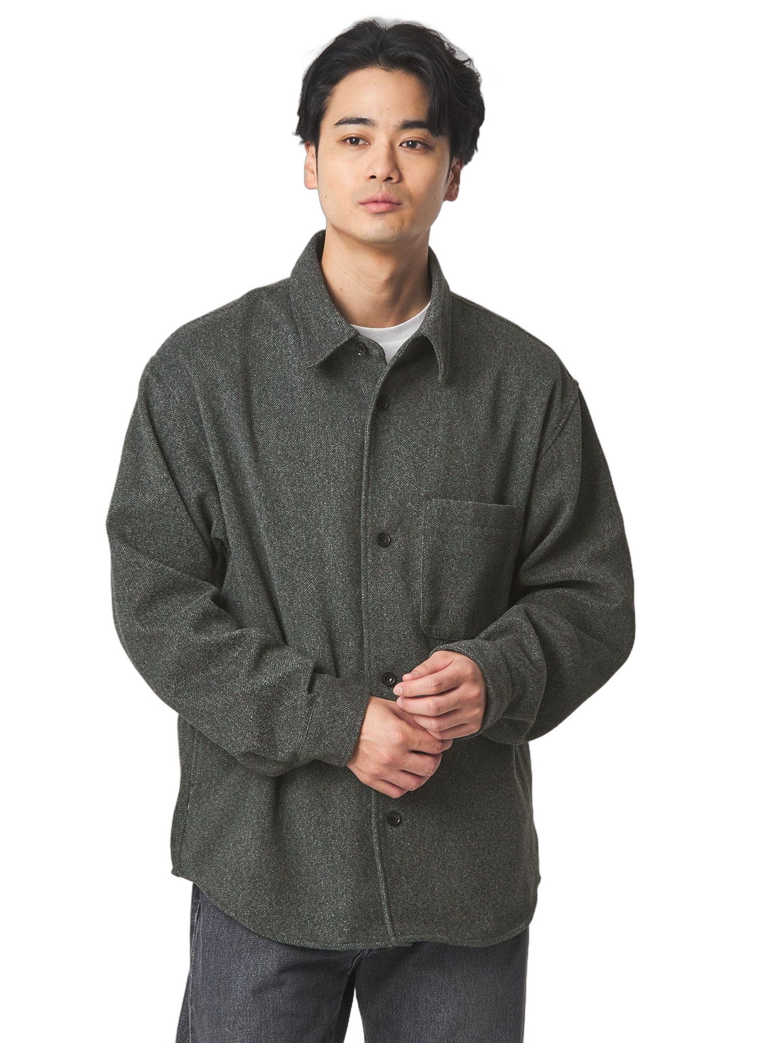 

United Arrows Green Label Relaxing Tweed-Like CPO Jacket, 32261070126, 1930 DK.GRAY (19), Size S