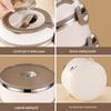 Zhi Shi 304 Stainless Steel Double-Layer Thermal Bento Box