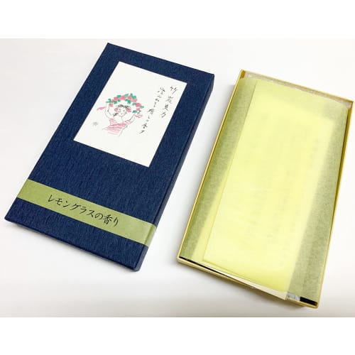 Awaji Umekundo Smokeless Incense, Bamboo Charcoal, Refreshing Lemongrass, 50g #158