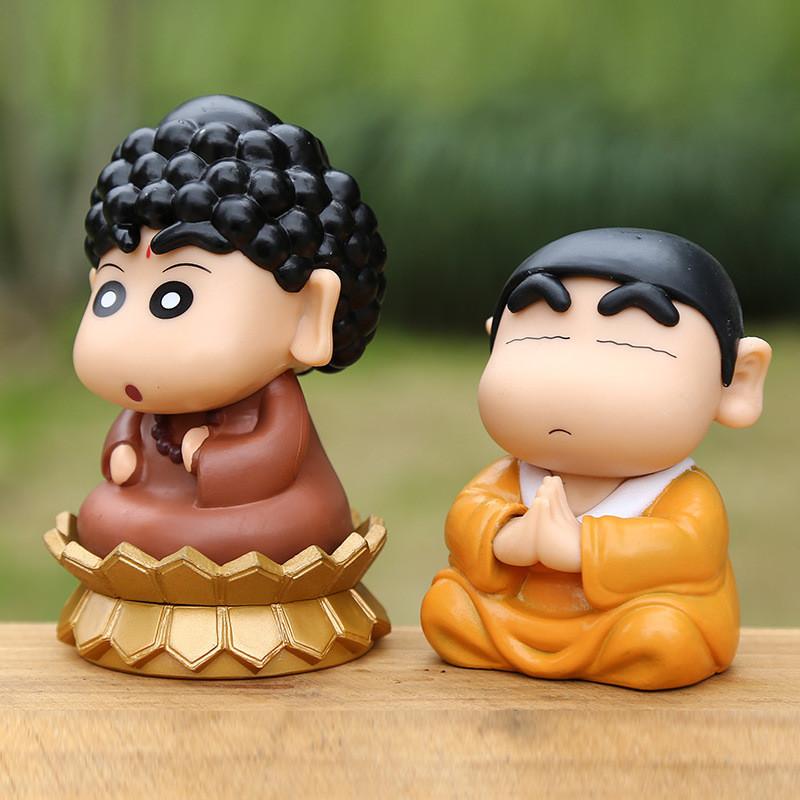 Shinchan Crayon Lotus Robe Pvc Statue For Office And Home Decorations Gifts