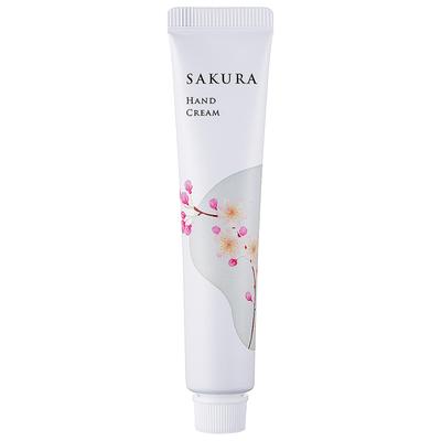 Daily Aroma Japan Hand 20g em Flor de Cerejeira Mini Seco Áspero Naturalmente Creme semelhante a Sakura, Mini, [Feito no Japão, Aroma, Tamanho, Hidratante, Pele, Mãos,