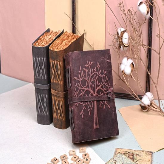 Tree of Life Journal Handmade Leather Diary Deckle Edge Paper Notebook Premium Diary