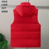 Plus Size S-8XL Waterproof Sleeveless Parka Man Waistcoat  Fashion Men's Warm Vest Hooded Korean Style Padded Coats