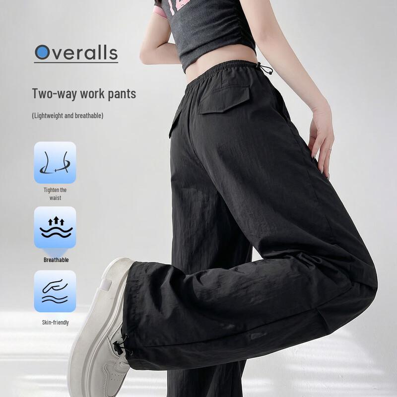 Women s Lightweight High-Waist Cargo Pants XL