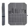 Chef's Cutter Roll Bag Voskované plátno Pouzdro na příbory Upevňovací řemínek odolný proti poškrábání Snadno přenosný Organizér na kuchyňské kráječe