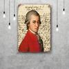 Wolfgang Amadeus Mozart Vintage Metal Tin Signs Posters Decor Retro Metal Plaque Wall Art Decor for Garage Bar