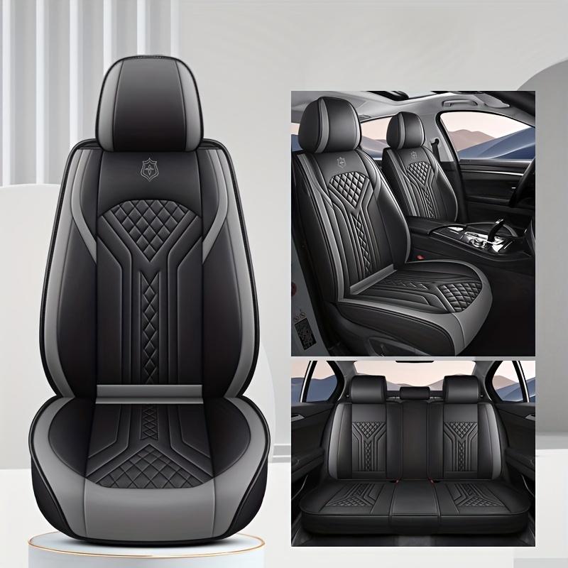 All-Season Universal Car Seat Cushion, Full-Coverage Car Seat Cover, Wear-Resistant Faux Leather Car Seat Cover, 5-Seater Car Cushion