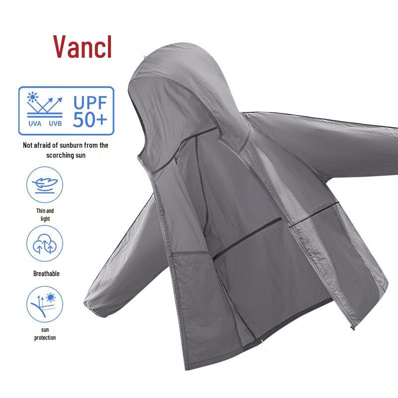 

VANCL Men s Summer Loose Fit Hooded UV Protection Jacket 2XL