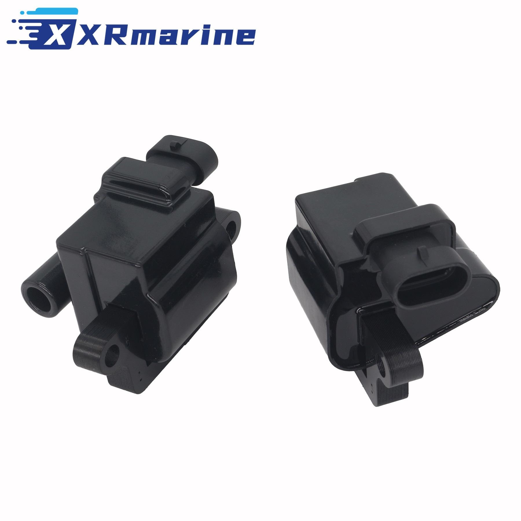 

2 Pcs 392-889925 Ignition Coil for Mercruiser 496 HO 8.1L Stern Drive 8M0178581 for Volvo Penta 3859078 CDI E18-0007 9-29710 2 Pcs 8M0178581
