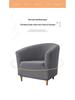 Thick Twill Non-Slip Semi-Circular Sofa Cover for Home or Hotel