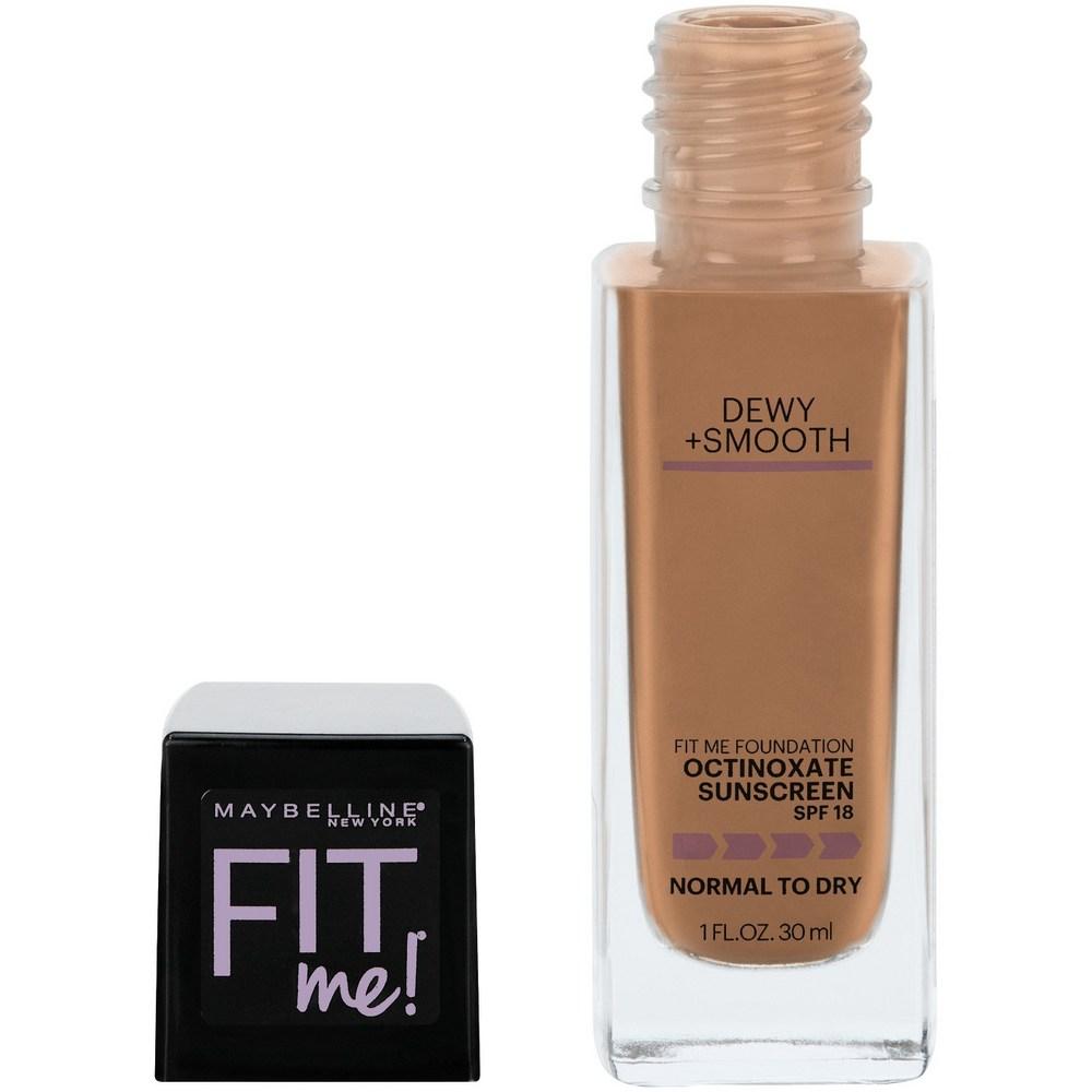 Maybelline Fit Me! Dewy+ Smooth Foundation 30ml, Toffee, 1 pack