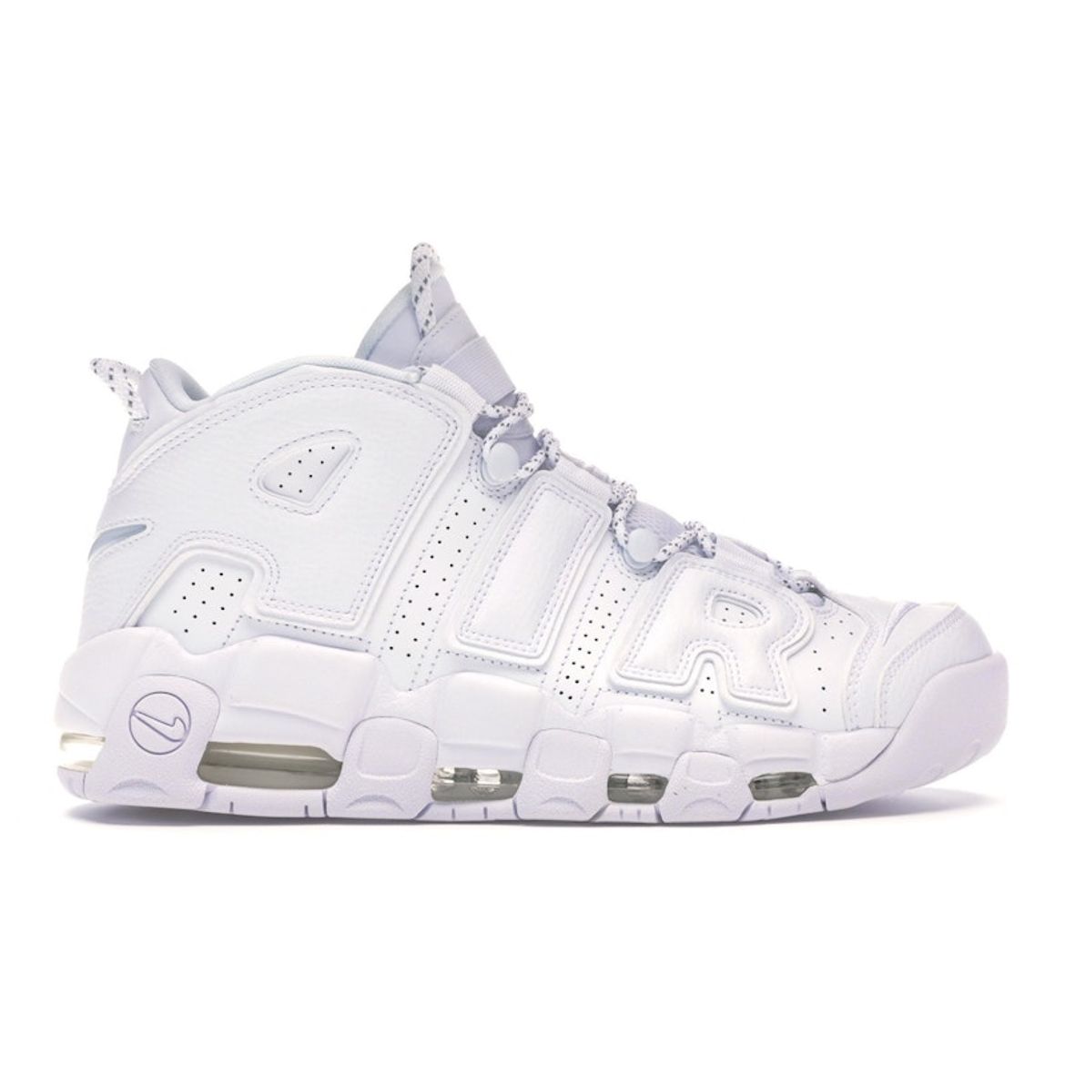Sneakers Unisex Nike Air More Uptempo Triple White Bianco-Bianco 921948-100 cm