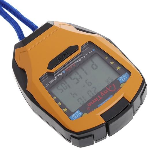 Professional Digital LCD Referee Running Sport Timer Counter Stopwatch Alarm