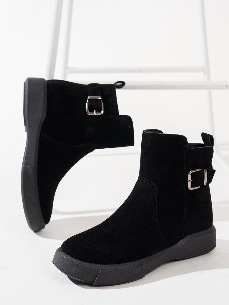 European and American Retro Boots Fashion Boots Platform Short Boots Women's Large Size Martin Boots 2025 New Autumn and Winter