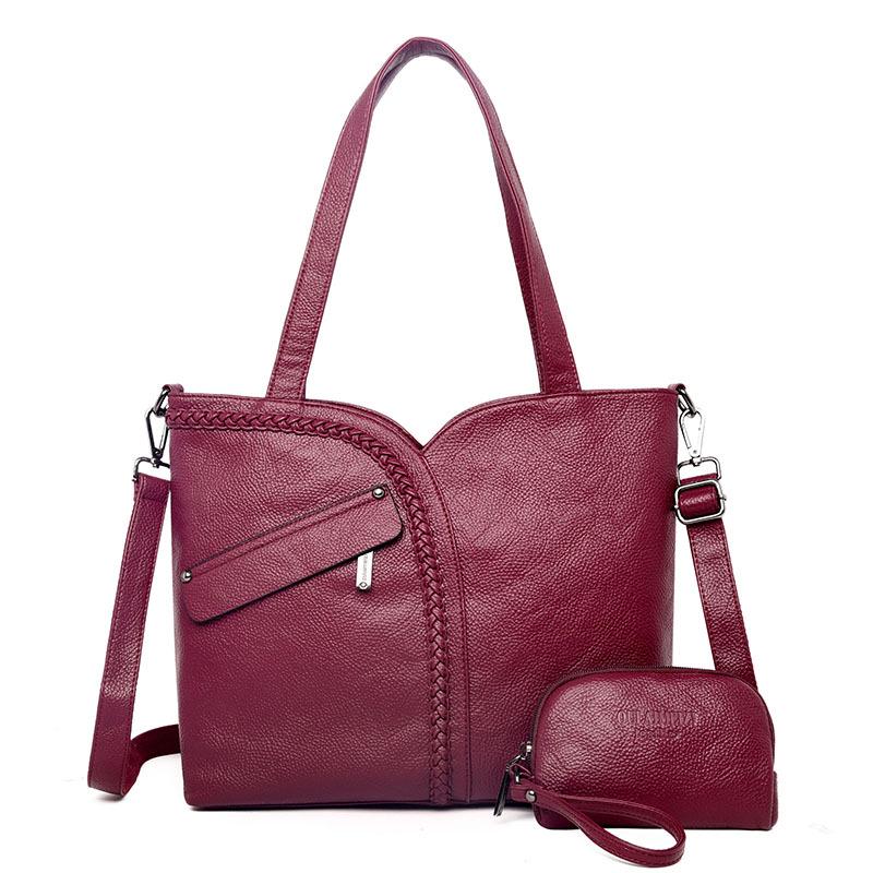Women Bag Casual Messenger Bag Fashion Shoulder Bag Shoulder Bag Wild Middle-aged Mother Bag