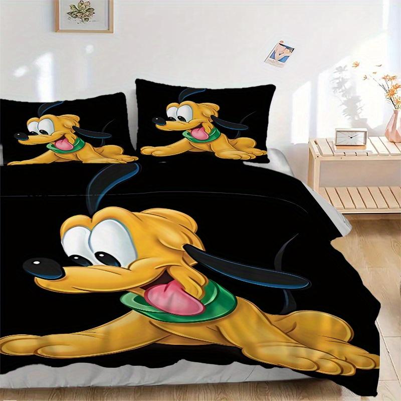 

3pcs Pluto Printed Quilt Set - Includes 1 Quilt Cover and 2 Pillowcases, Machine Washable - Suitable for All Seasons.S079 135x200cm