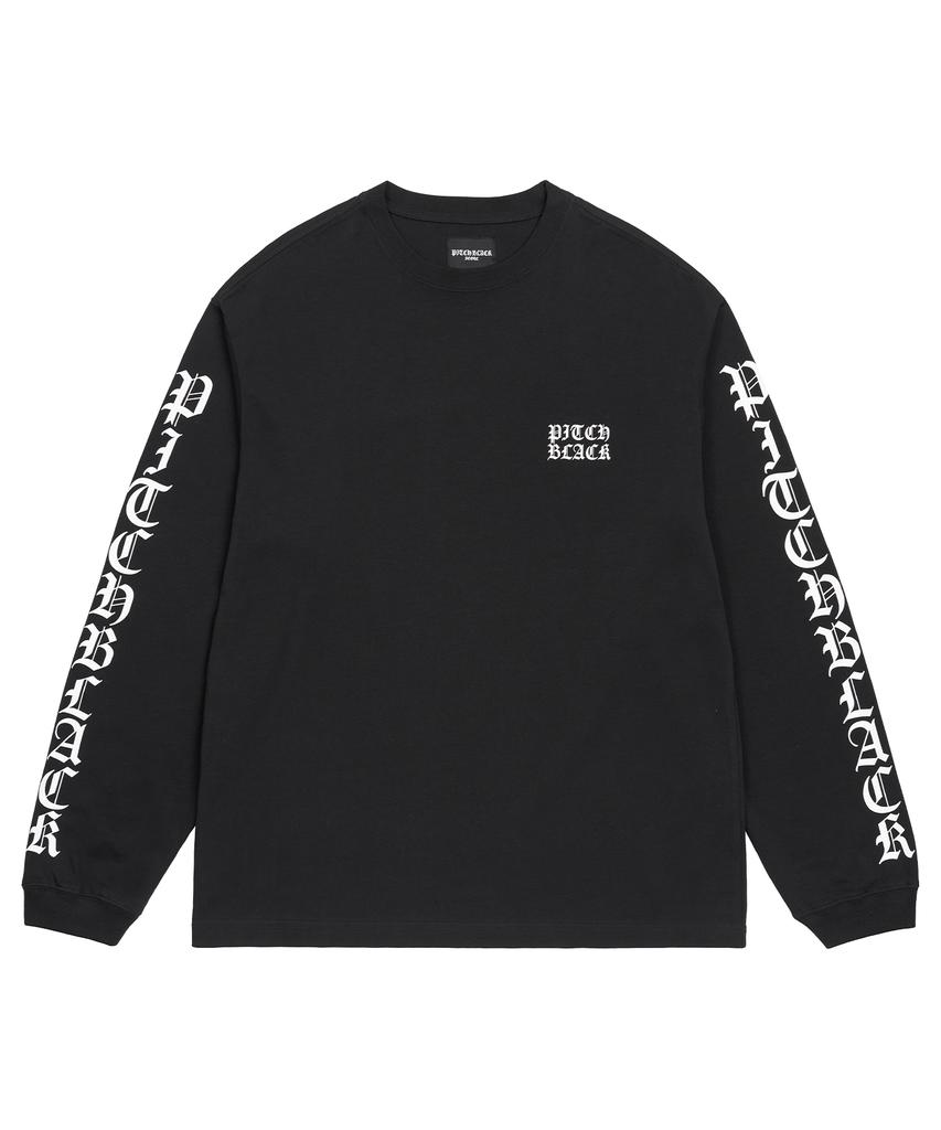 Pichibeullaeg Basic Logo Long Sleeve Tee (Black)
