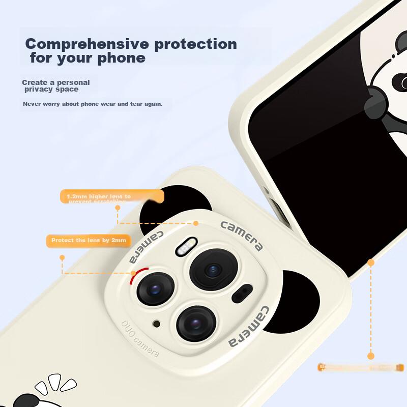 XP Huawei Mate 70 Phone Case, Full Lens Protection, Shockproof, Heat Dissipation, Ultra-Thin, Frosted High-End - Distant Mountain Blue Bright Bear