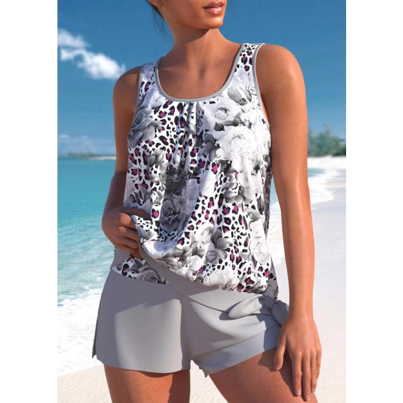 Drukowany strój kąpielowy Damski strój kąpielowy dwuczęściowy