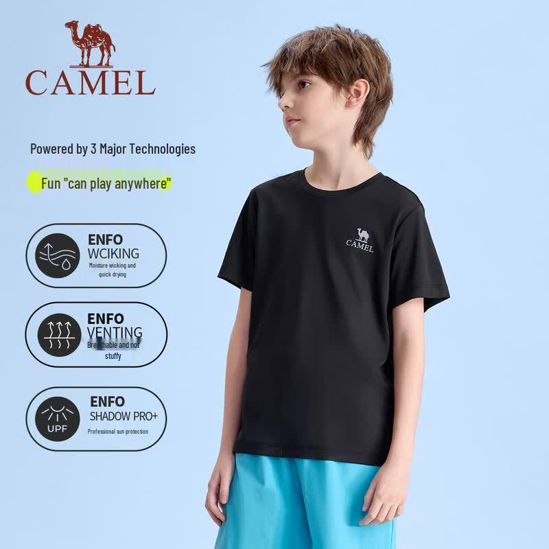 CAMEL Cooling Quick-Dry Lightweight Casual T-Shirt