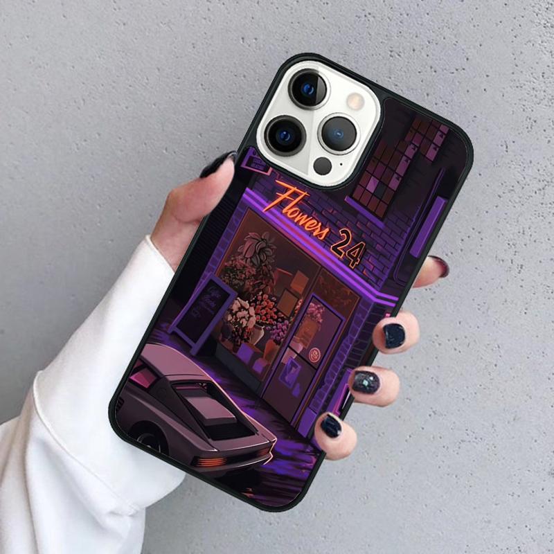 Retrowave Neon 80's Phone Case For iPhone 17 Air 15 16 11 12 13 14 Pro Max Cover For iPhone 17 Air Max Plus Coque Fundas