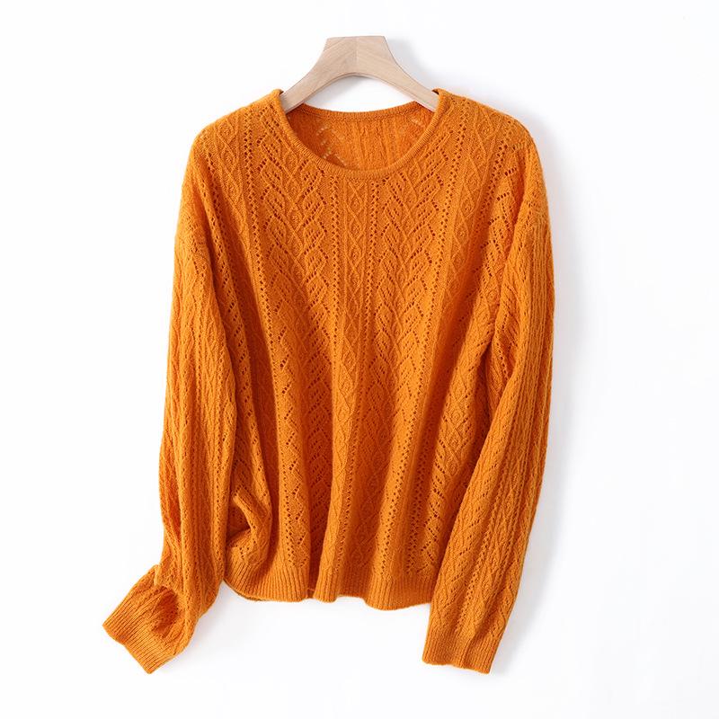 2026 New Elegant Loose Knit Women's Sweater – 100% Pure Wool