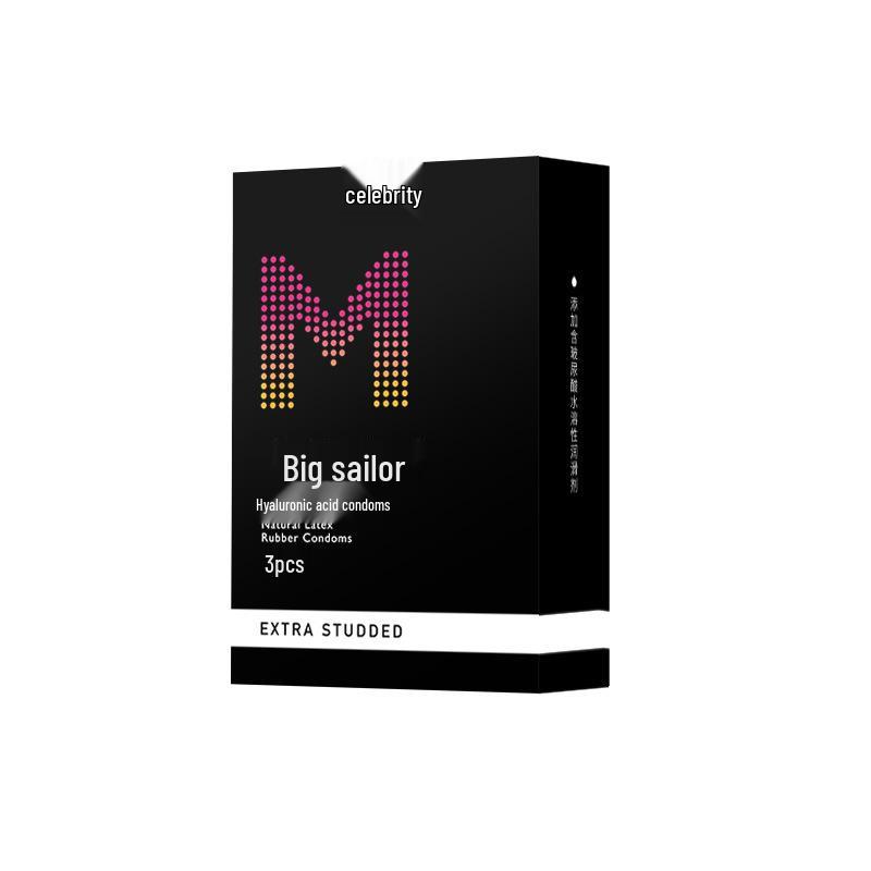 Mingliu Ultra Thin Long-Lasting Dotted Condoms with Hyaluronic Acid - 10 Pack